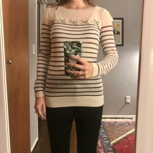 Ann Taylor Loft Beaded Top
